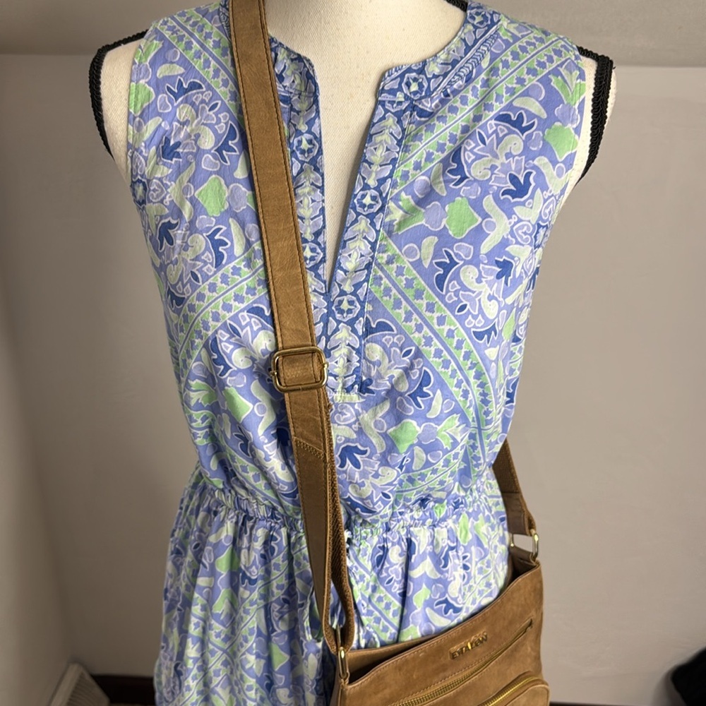 Estalon Brown Leather Crossbody Bag BRN7608C - Picture 13 of 13
